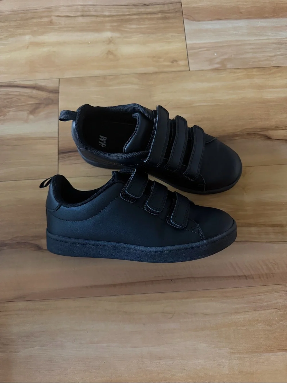 H&M Kids Black Velcro Strap Sneakers
